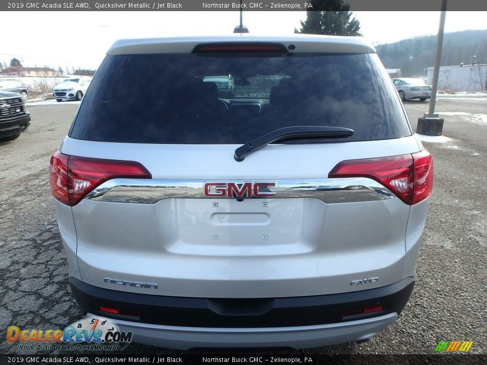 2019 GMC Acadia SLE AWD Quicksilver Metallic / Jet Black Photo #6