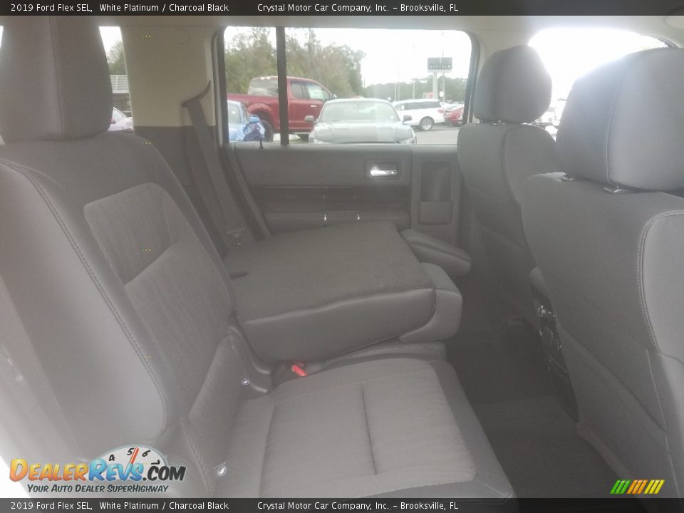 2019 Ford Flex SEL White Platinum / Charcoal Black Photo #11