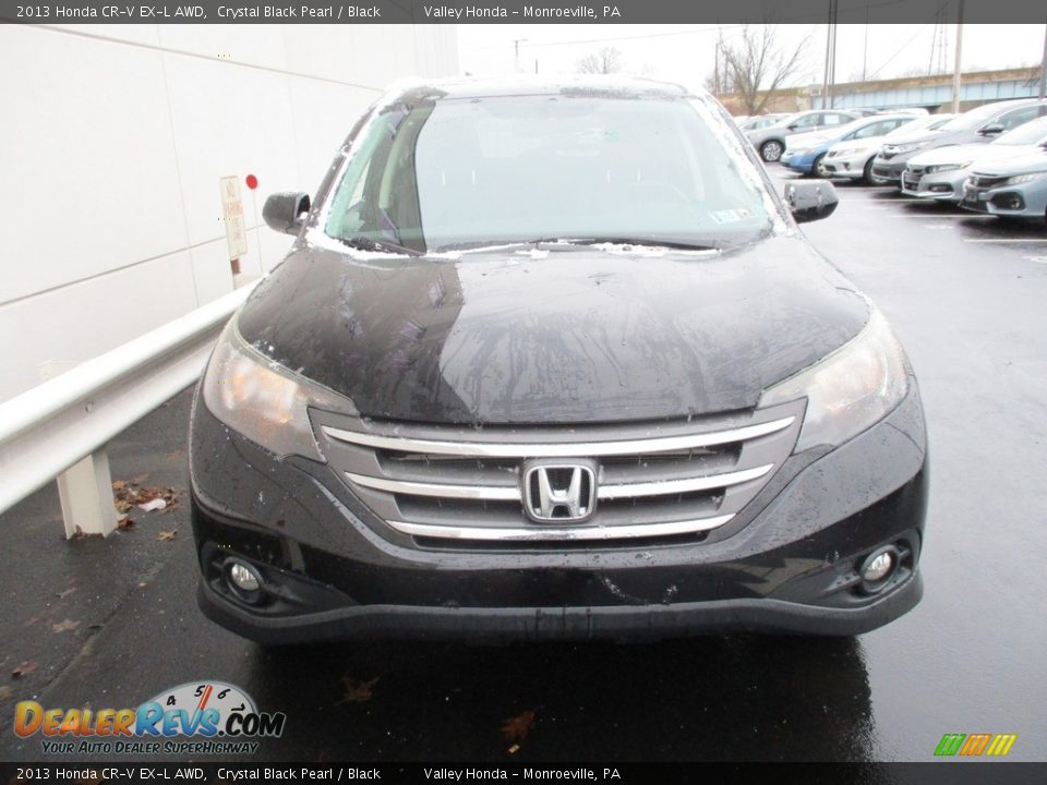 2013 Honda CR-V EX-L AWD Crystal Black Pearl / Black Photo #7