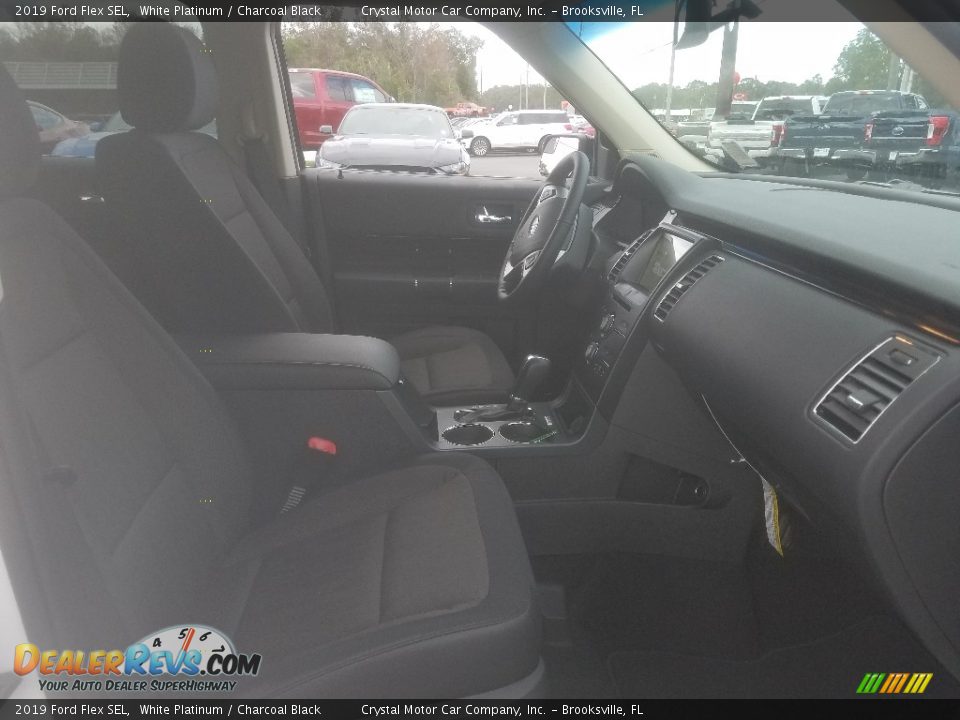 2019 Ford Flex SEL White Platinum / Charcoal Black Photo #12