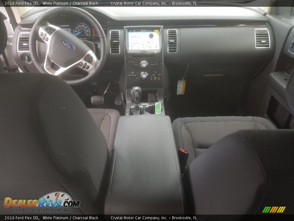 2019 Ford Flex SEL White Platinum / Charcoal Black Photo #13