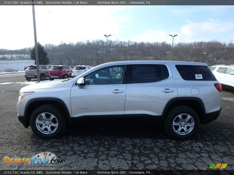2019 GMC Acadia SLE AWD Quicksilver Metallic / Jet Black Photo #9