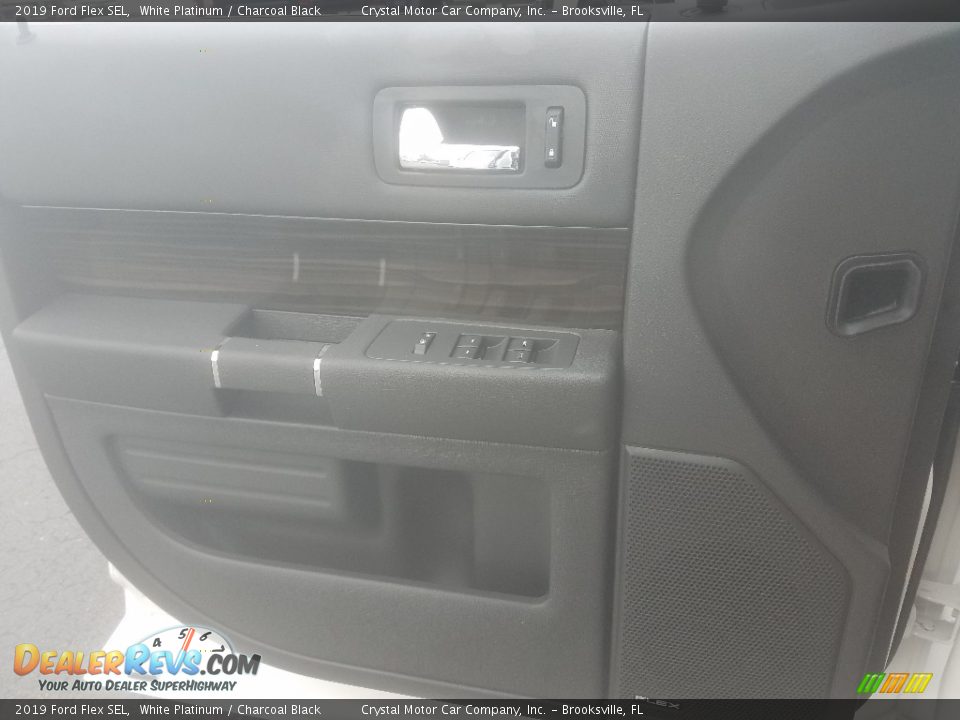 2019 Ford Flex SEL White Platinum / Charcoal Black Photo #17