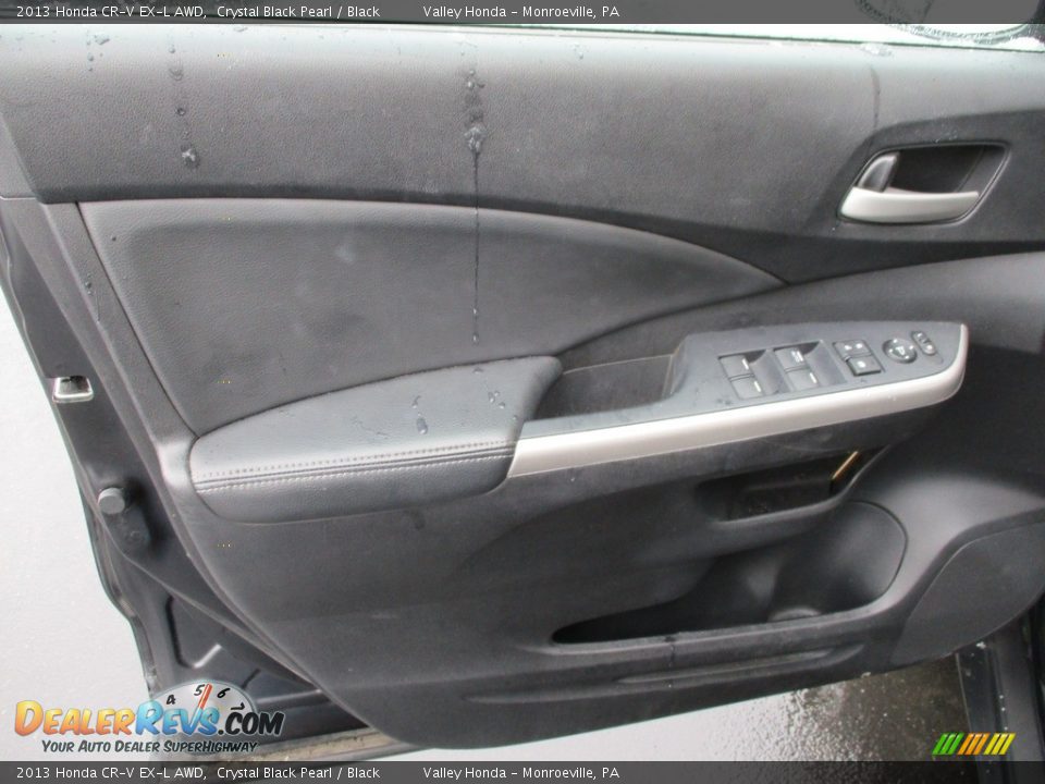 2013 Honda CR-V EX-L AWD Crystal Black Pearl / Black Photo #9