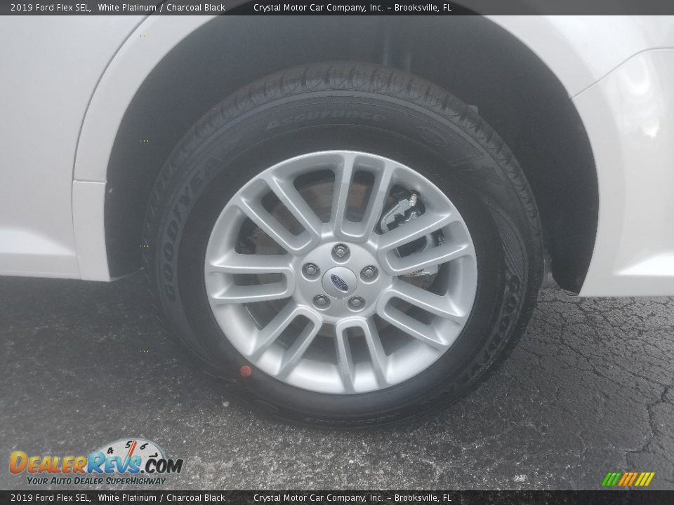 2019 Ford Flex SEL White Platinum / Charcoal Black Photo #19