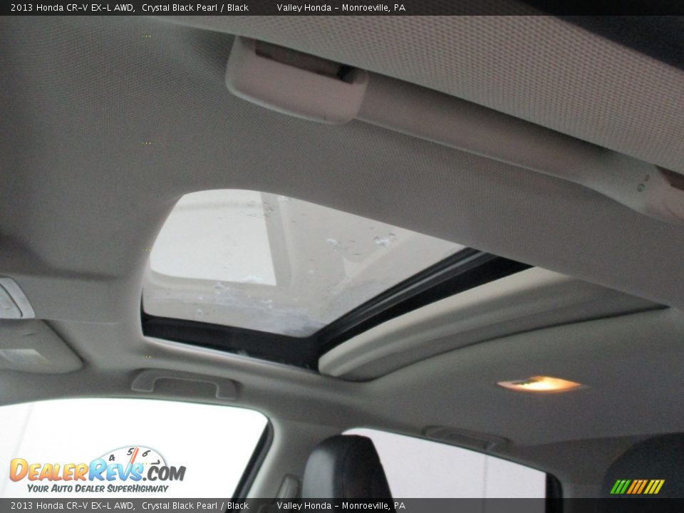 2013 Honda CR-V EX-L AWD Crystal Black Pearl / Black Photo #10