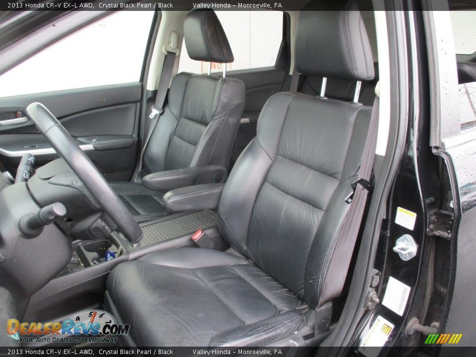 2013 Honda CR-V EX-L AWD Crystal Black Pearl / Black Photo #11