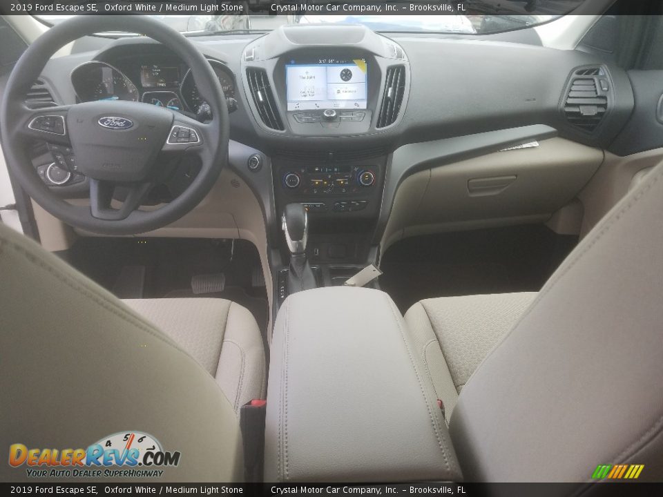 2019 Ford Escape SE Oxford White / Medium Light Stone Photo #13