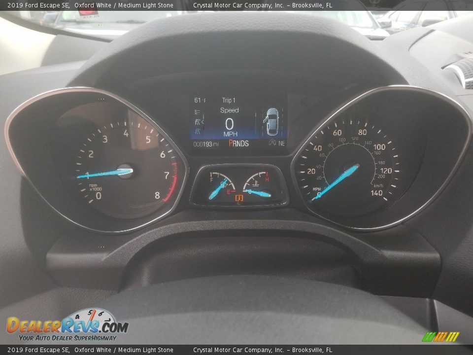 2019 Ford Escape SE Oxford White / Medium Light Stone Photo #14