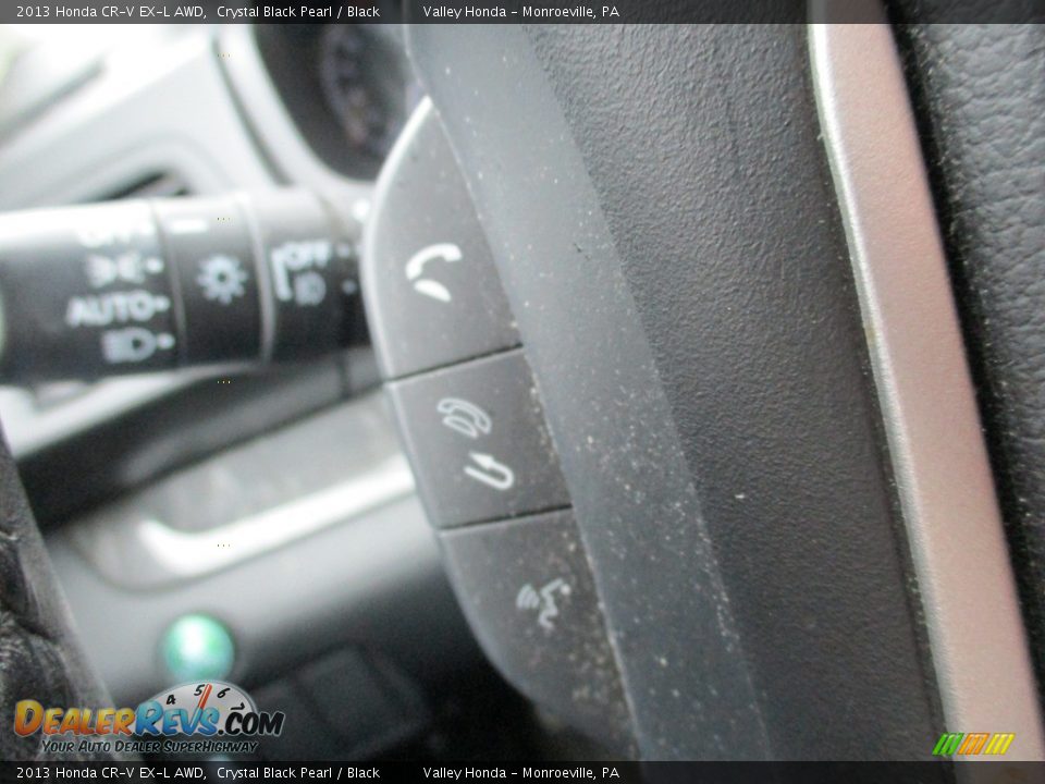2013 Honda CR-V EX-L AWD Crystal Black Pearl / Black Photo #17