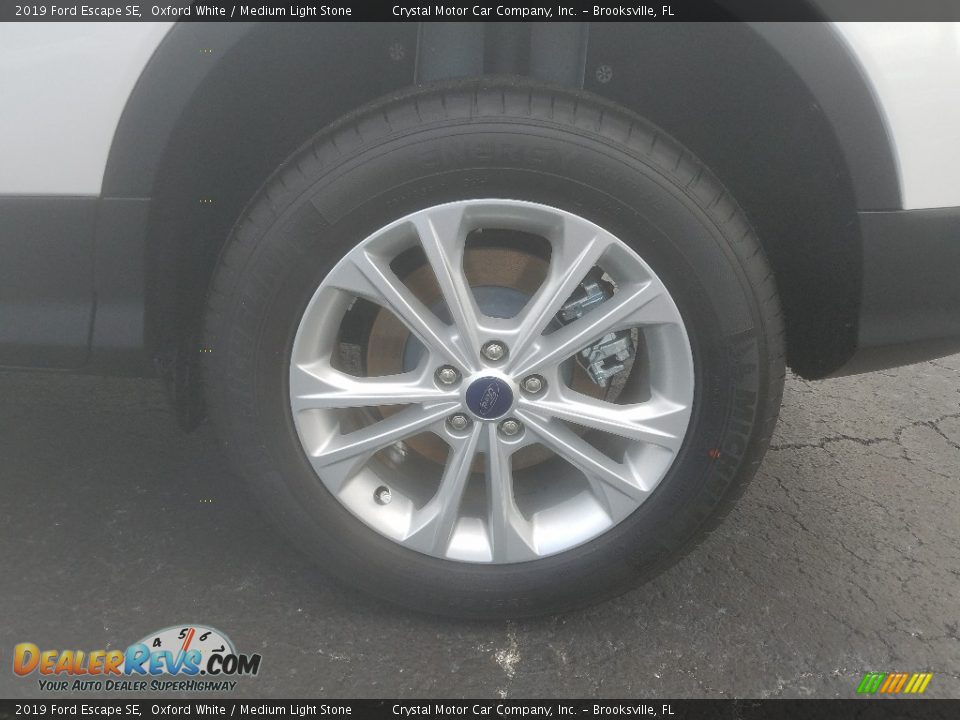 2019 Ford Escape SE Oxford White / Medium Light Stone Photo #20