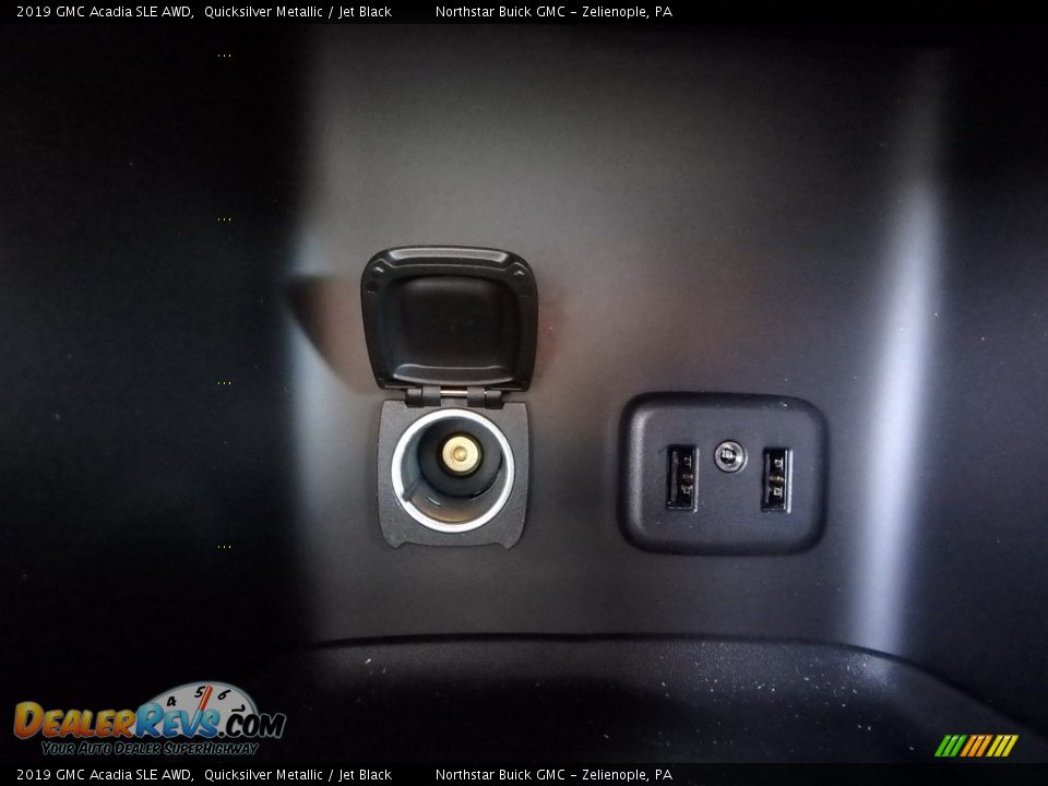 2019 GMC Acadia SLE AWD Quicksilver Metallic / Jet Black Photo #19