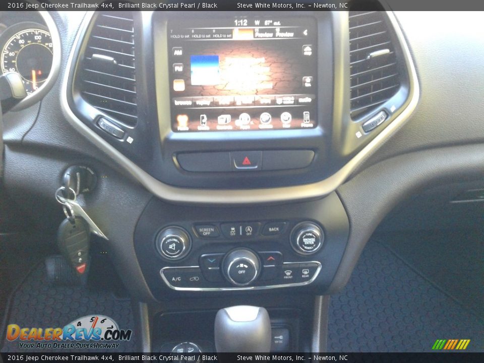 2016 Jeep Cherokee Trailhawk 4x4 Brilliant Black Crystal Pearl / Black Photo #20