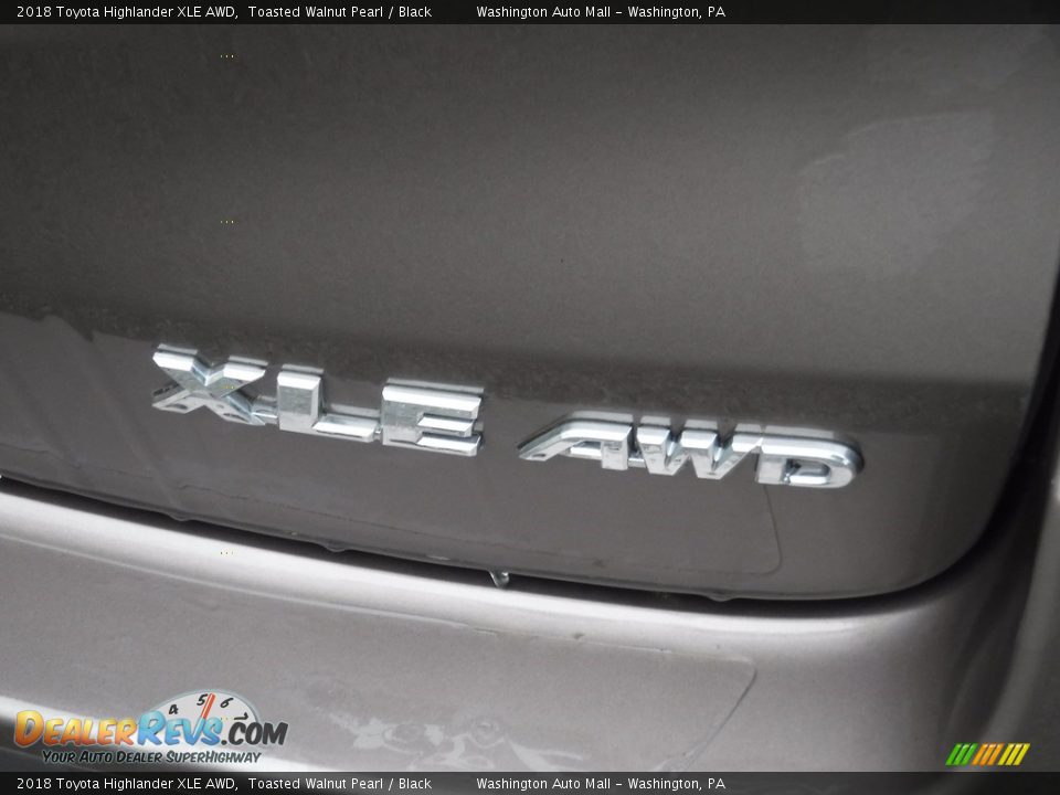 2018 Toyota Highlander XLE AWD Toasted Walnut Pearl / Black Photo #11