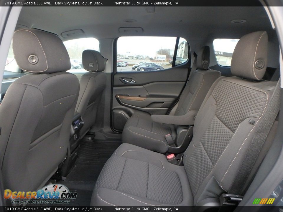 Rear Seat of 2019 GMC Acadia SLE AWD Photo #12