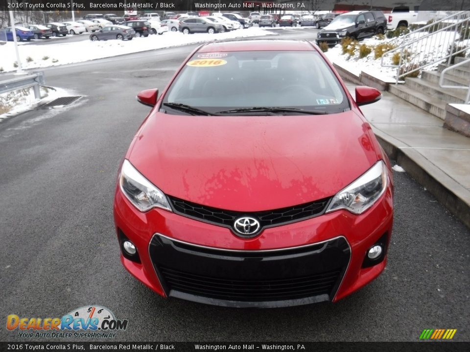 2016 Toyota Corolla S Plus Barcelona Red Metallic / Black Photo #5