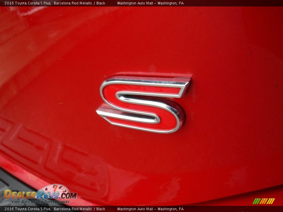 2016 Toyota Corolla S Plus Barcelona Red Metallic / Black Photo #11