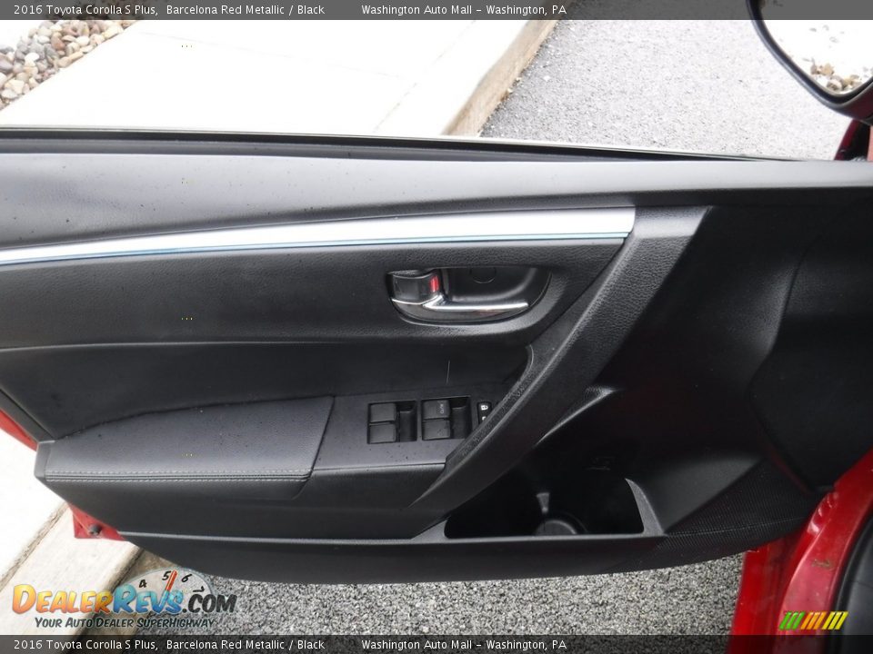 2016 Toyota Corolla S Plus Barcelona Red Metallic / Black Photo #14