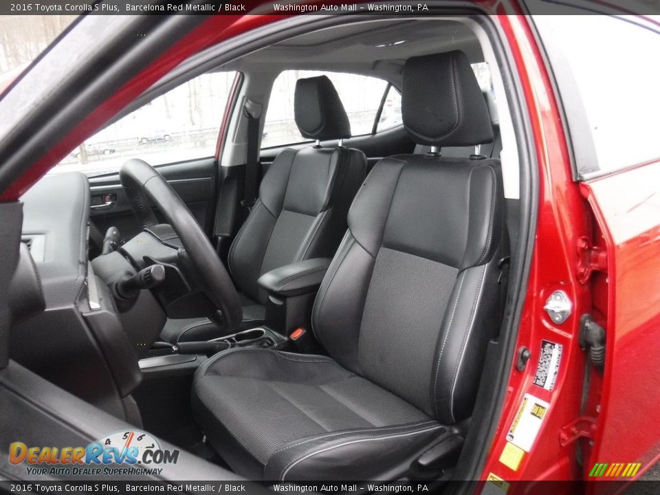2016 Toyota Corolla S Plus Barcelona Red Metallic / Black Photo #15