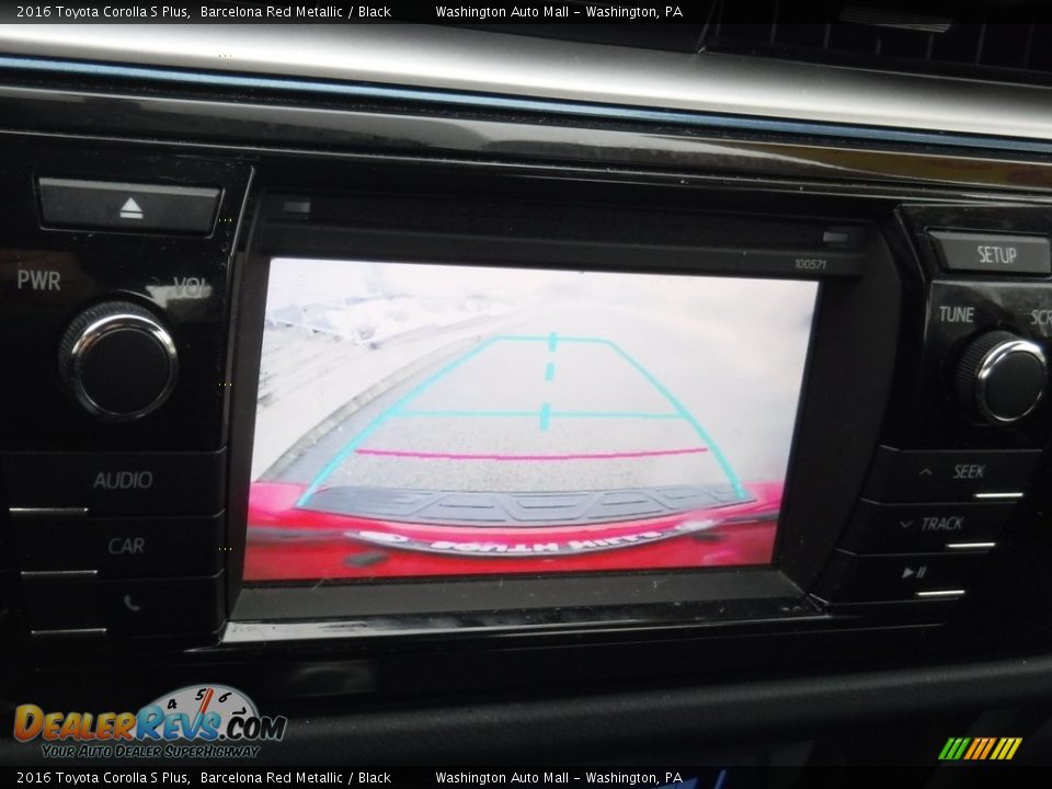 2016 Toyota Corolla S Plus Barcelona Red Metallic / Black Photo #18