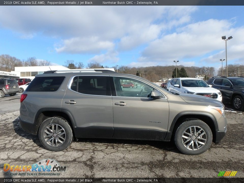 2019 GMC Acadia SLE AWD Pepperdust Metallic / Jet Black Photo #4