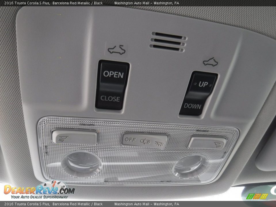 2016 Toyota Corolla S Plus Barcelona Red Metallic / Black Photo #20