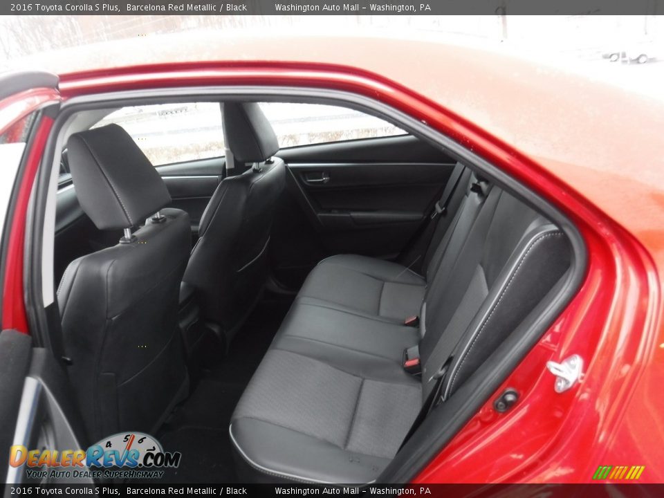 2016 Toyota Corolla S Plus Barcelona Red Metallic / Black Photo #22