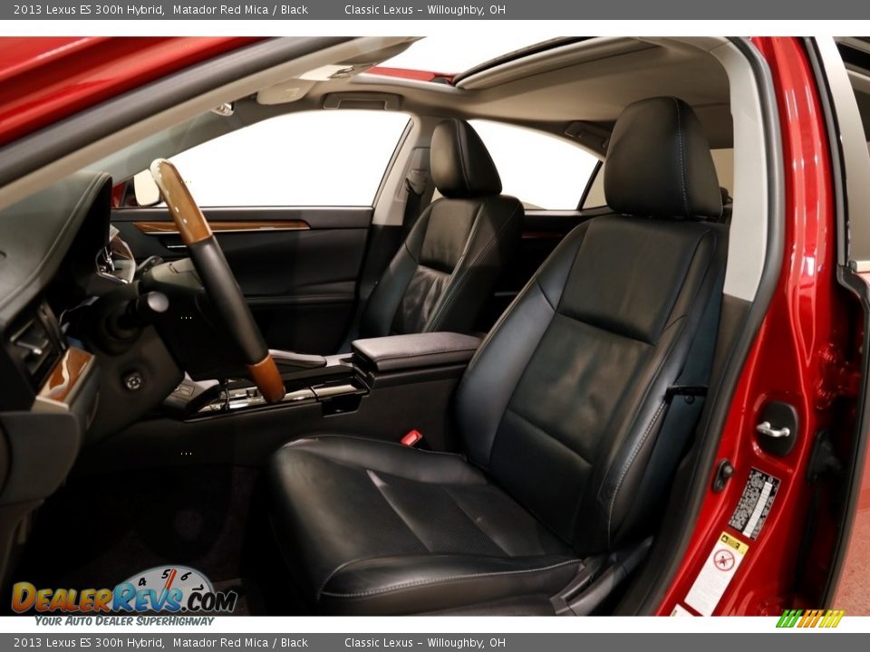 2013 Lexus ES 300h Hybrid Matador Red Mica / Black Photo #6