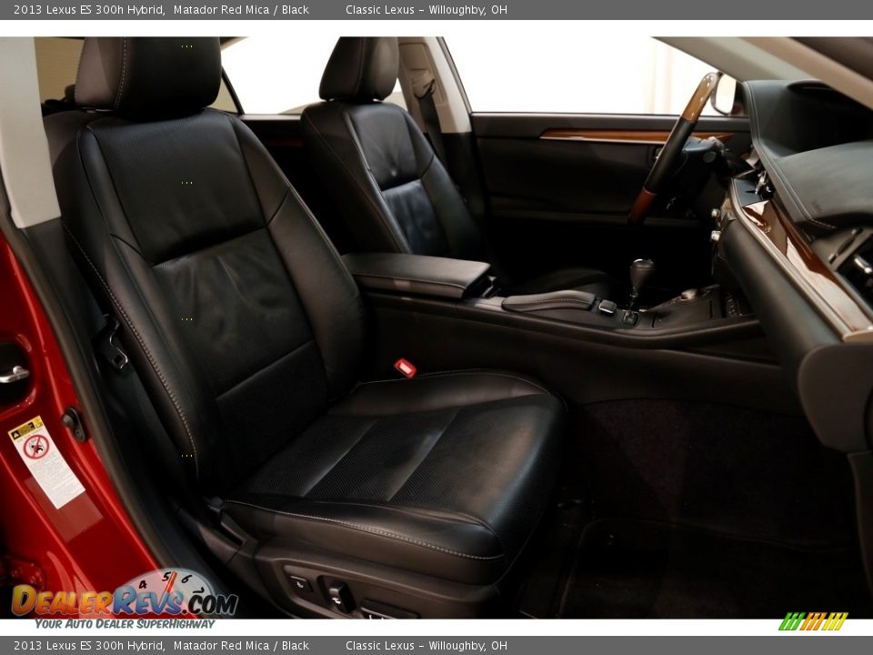 2013 Lexus ES 300h Hybrid Matador Red Mica / Black Photo #22