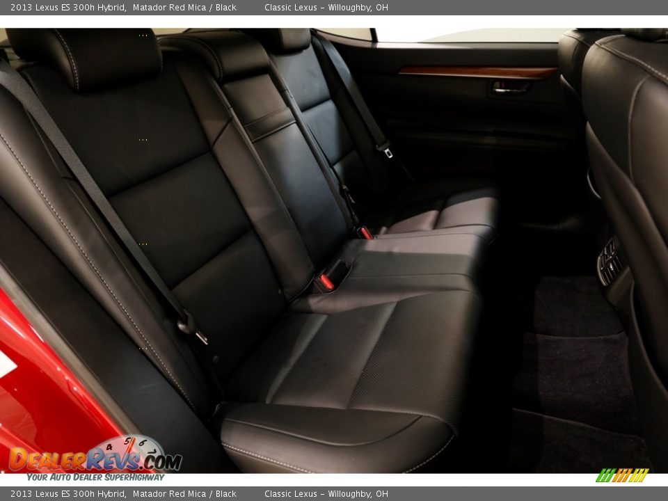 2013 Lexus ES 300h Hybrid Matador Red Mica / Black Photo #23