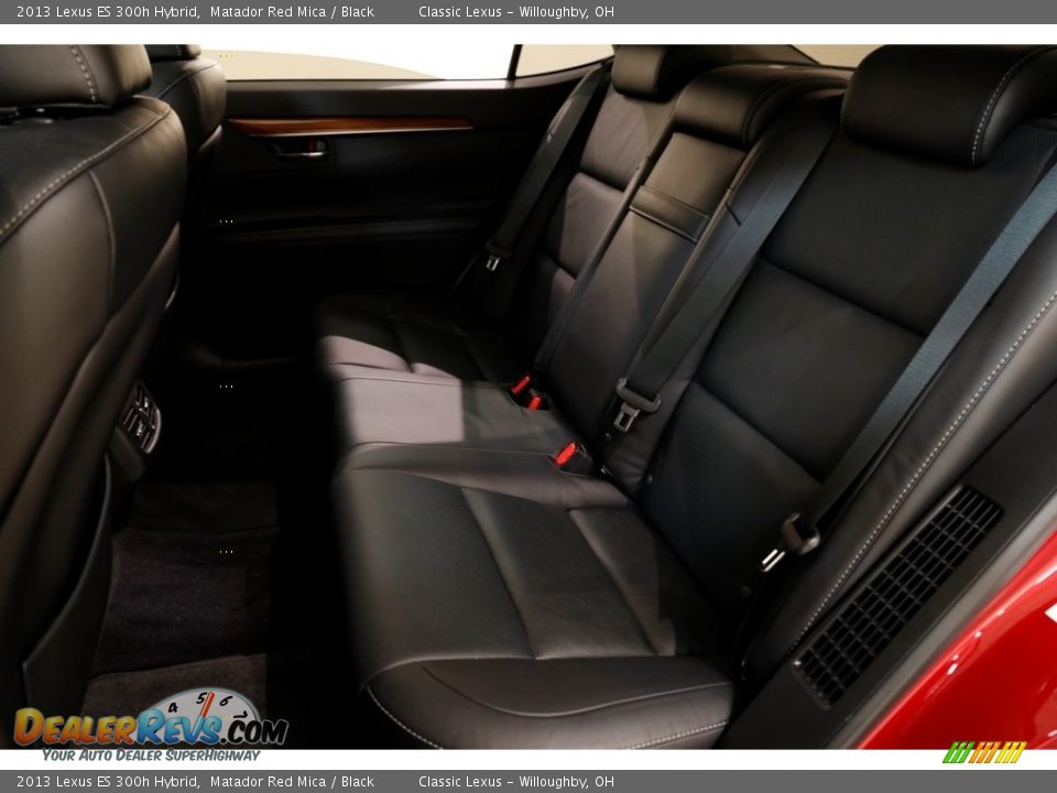 2013 Lexus ES 300h Hybrid Matador Red Mica / Black Photo #24