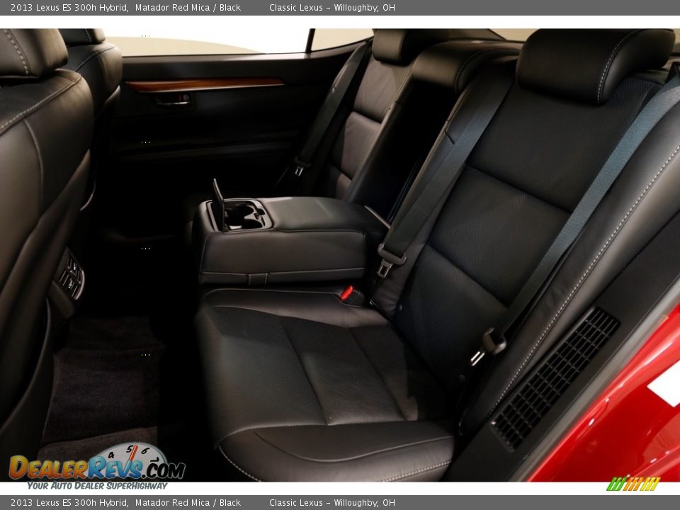 2013 Lexus ES 300h Hybrid Matador Red Mica / Black Photo #25