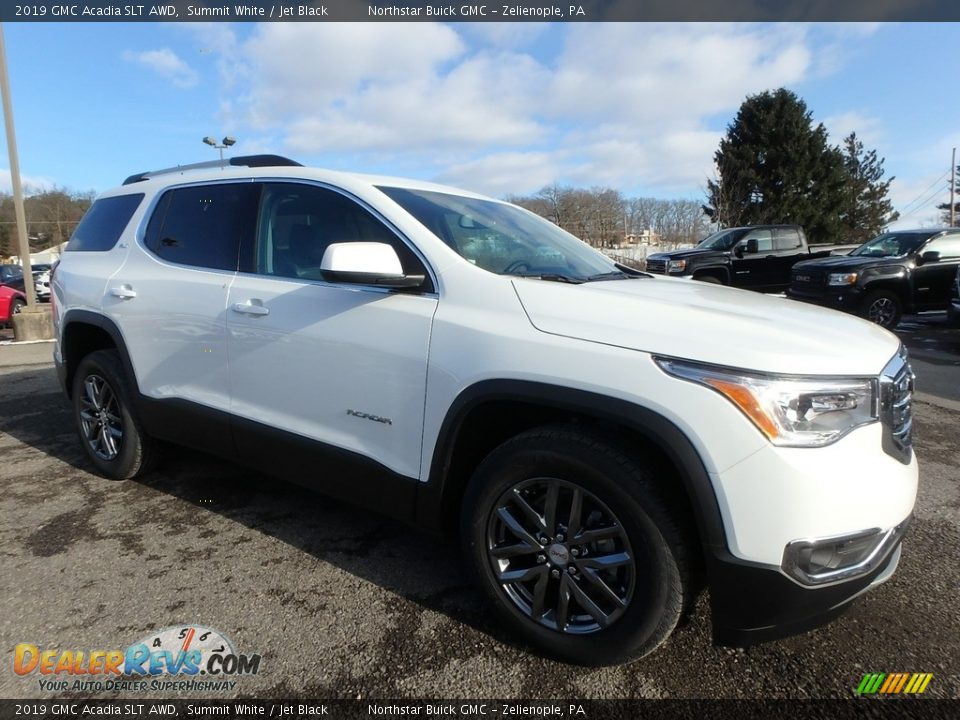 2019 GMC Acadia SLT AWD Summit White / Jet Black Photo #3