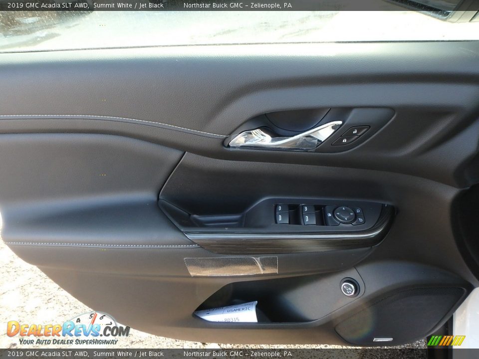 2019 GMC Acadia SLT AWD Summit White / Jet Black Photo #14