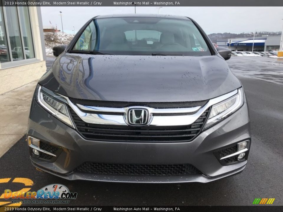 2019 Honda Odyssey Elite Modern Steel Metallic / Gray Photo #1