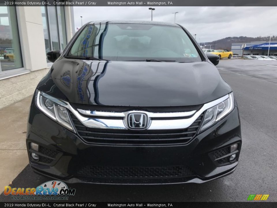 2019 Honda Odyssey EX-L Crystal Black Pearl / Gray Photo #4