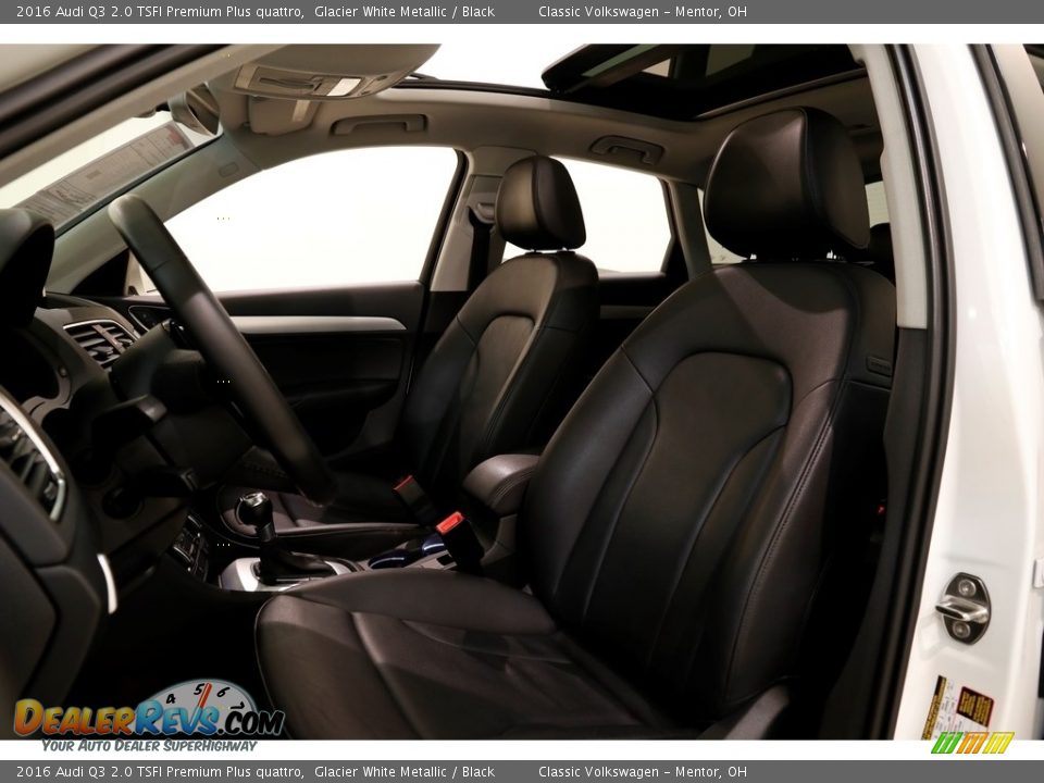 2016 Audi Q3 2.0 TSFI Premium Plus quattro Glacier White Metallic / Black Photo #5