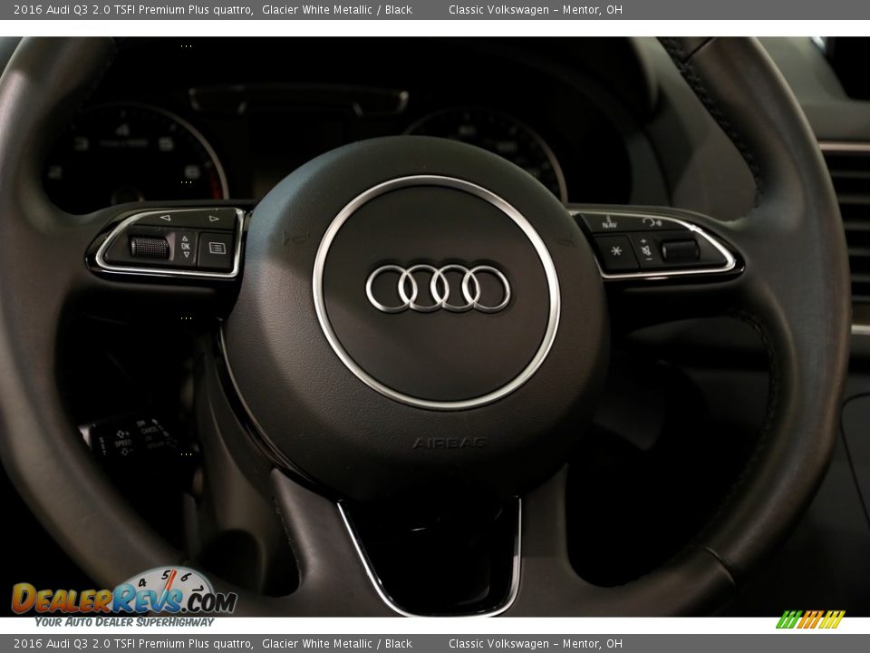 2016 Audi Q3 2.0 TSFI Premium Plus quattro Glacier White Metallic / Black Photo #6