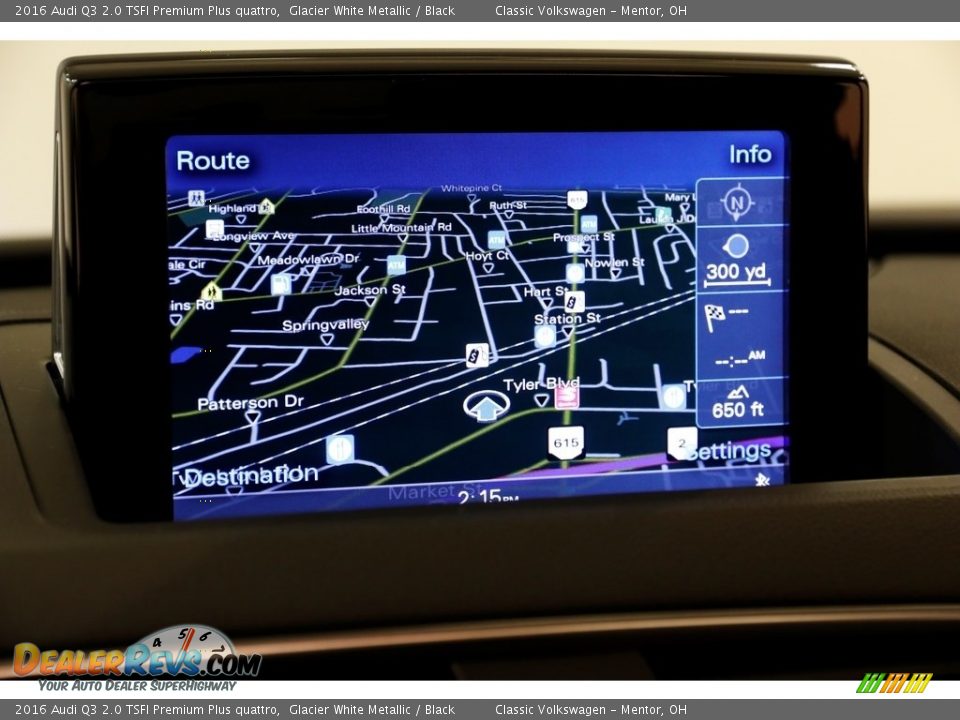 2016 Audi Q3 2.0 TSFI Premium Plus quattro Glacier White Metallic / Black Photo #9