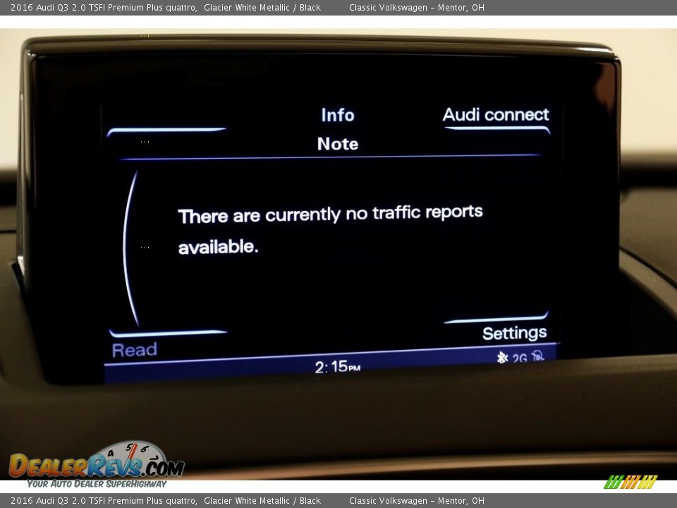 2016 Audi Q3 2.0 TSFI Premium Plus quattro Glacier White Metallic / Black Photo #11