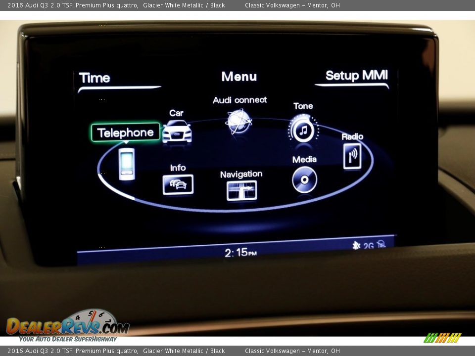 2016 Audi Q3 2.0 TSFI Premium Plus quattro Glacier White Metallic / Black Photo #12