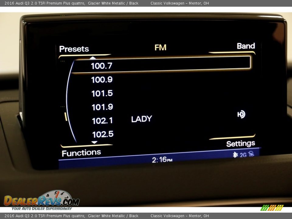 2016 Audi Q3 2.0 TSFI Premium Plus quattro Glacier White Metallic / Black Photo #13