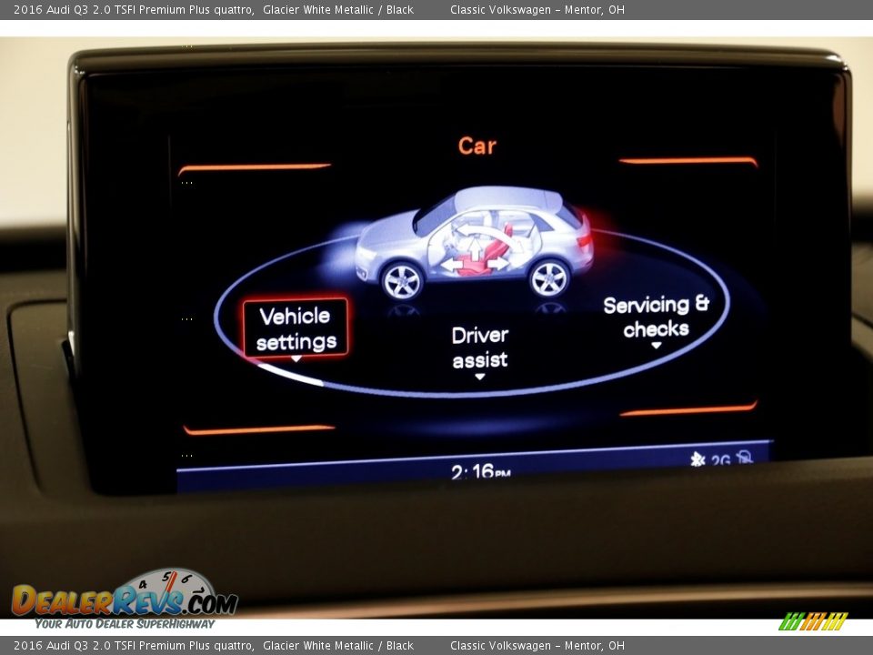 2016 Audi Q3 2.0 TSFI Premium Plus quattro Glacier White Metallic / Black Photo #15