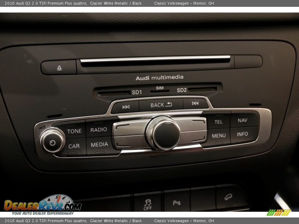 2016 Audi Q3 2.0 TSFI Premium Plus quattro Glacier White Metallic / Black Photo #17