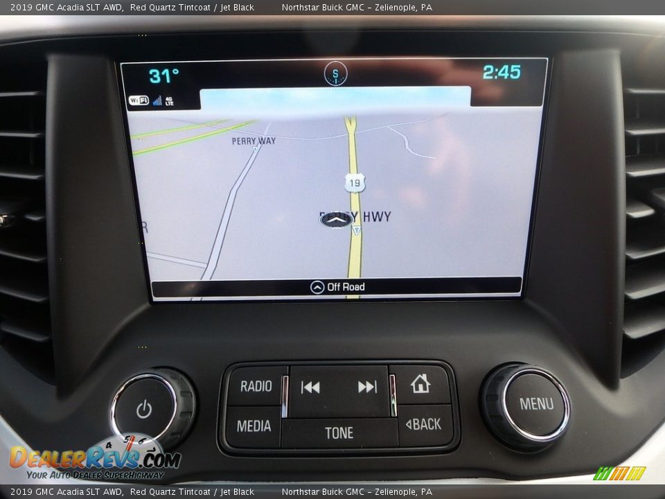2019 GMC Acadia SLT AWD Red Quartz Tintcoat / Jet Black Photo #18