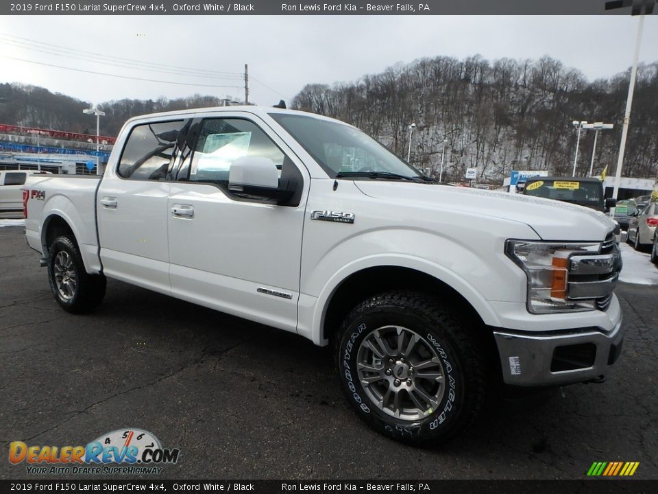 Oxford White 2019 Ford F150 Lariat SuperCrew 4x4 Photo #8
