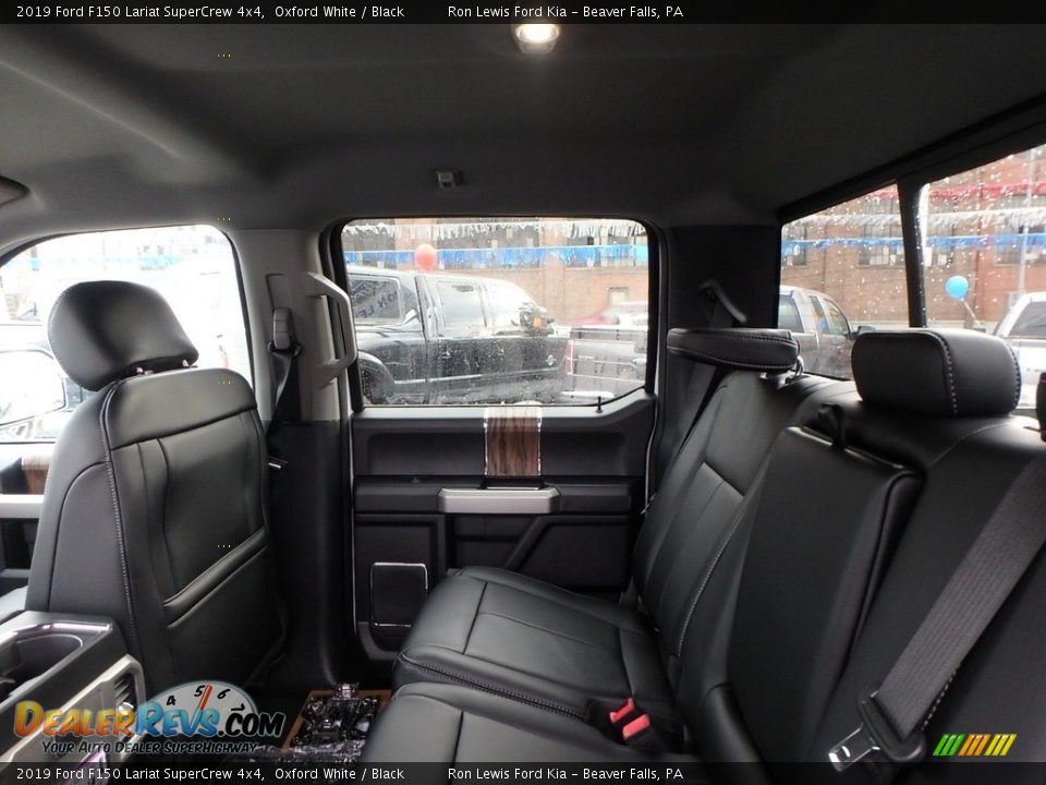 Rear Seat of 2019 Ford F150 Lariat SuperCrew 4x4 Photo #12