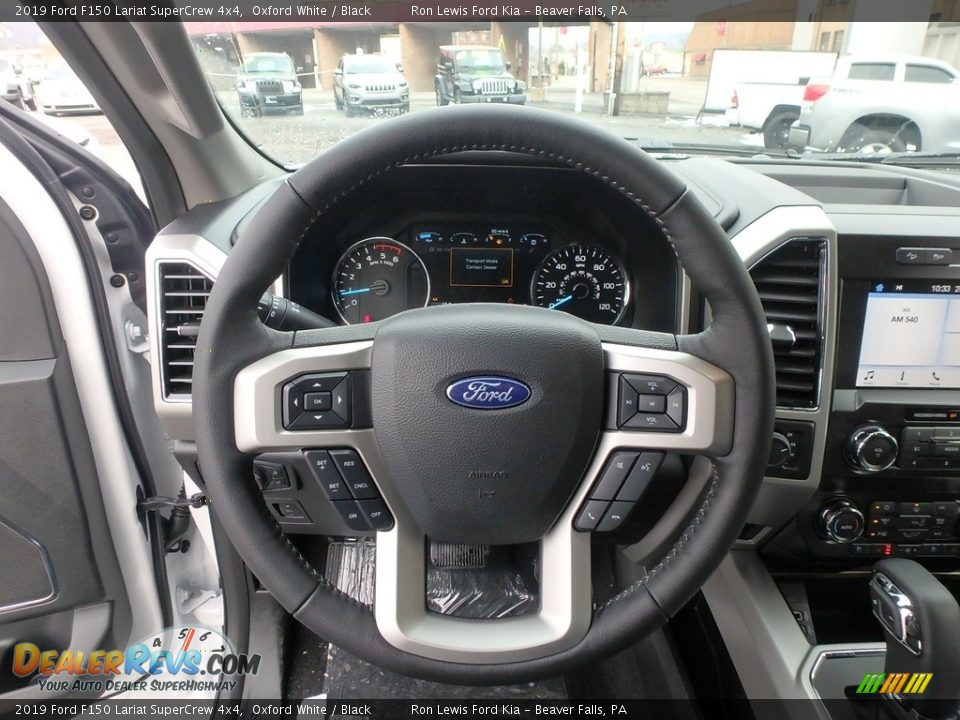 2019 Ford F150 Lariat SuperCrew 4x4 Steering Wheel Photo #16