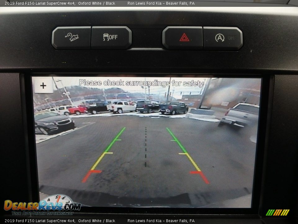 2019 Ford F150 Lariat SuperCrew 4x4 Oxford White / Black Photo #18