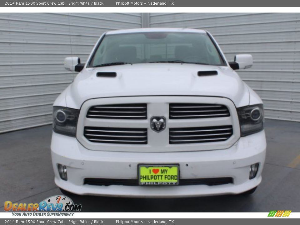 2014 Ram 1500 Sport Crew Cab Bright White / Black Photo #3